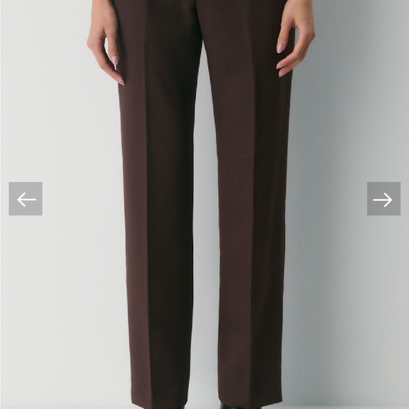 NWT Babaton Espresso Straight Leg Pants - Picture 4 of 6